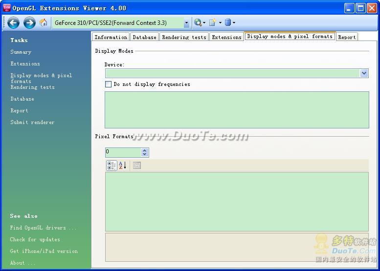 OpenGL Extension Viewer