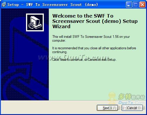 SWF To Screensaver Scout