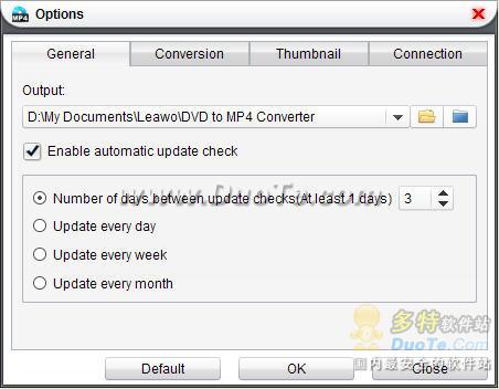 Leawo Free DVD to MP4 Converter