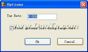 Grocery List Organizer