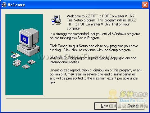 AZ TIFF to PDF Converter