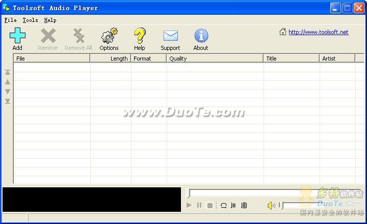 Toolsoft Audio Player