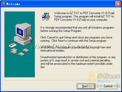 AZ TXT to PDF Converter