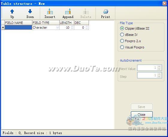 DBF Manager