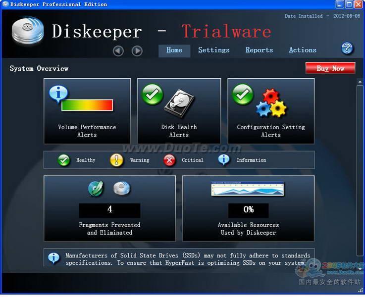 Diskeeper Professional Edition 2012