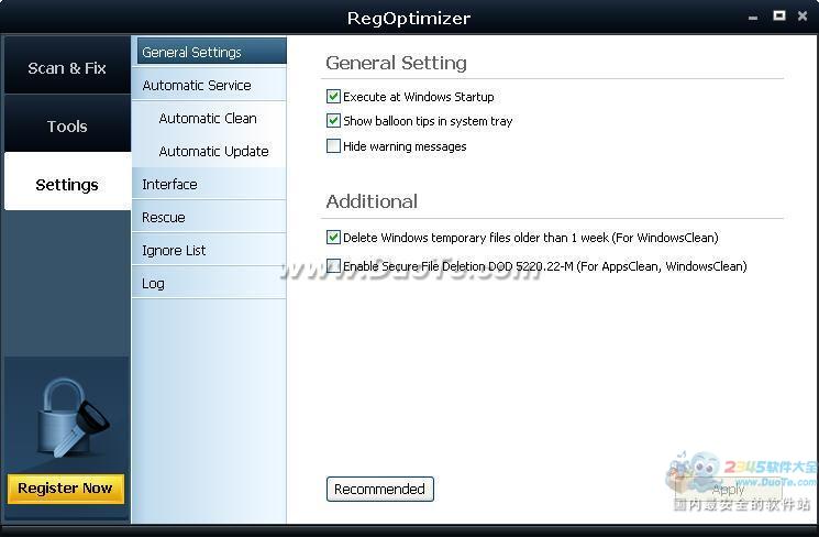IObit RegOptimizer