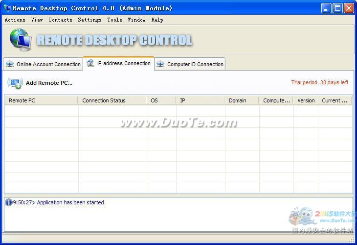 Remote Desktop Control