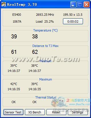 Real Temp (cpu¶ȼ⹤)