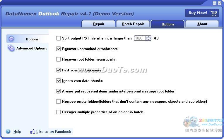 DataNumen Outlook Repair(Outlookʼ޸)