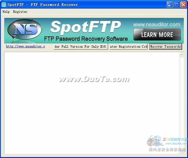 SpotFTP Password Recover