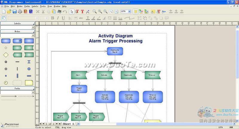 PaceStar UML Diagrammer