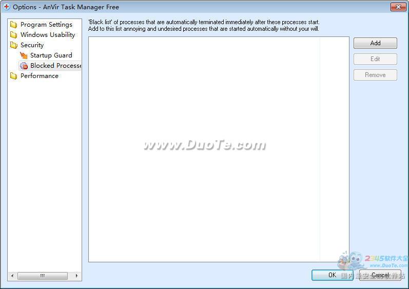 AnVir Task Manager Free
