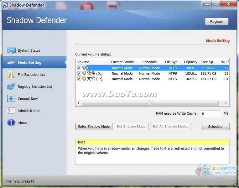 Shadow Defender(Ӱϵͳ)