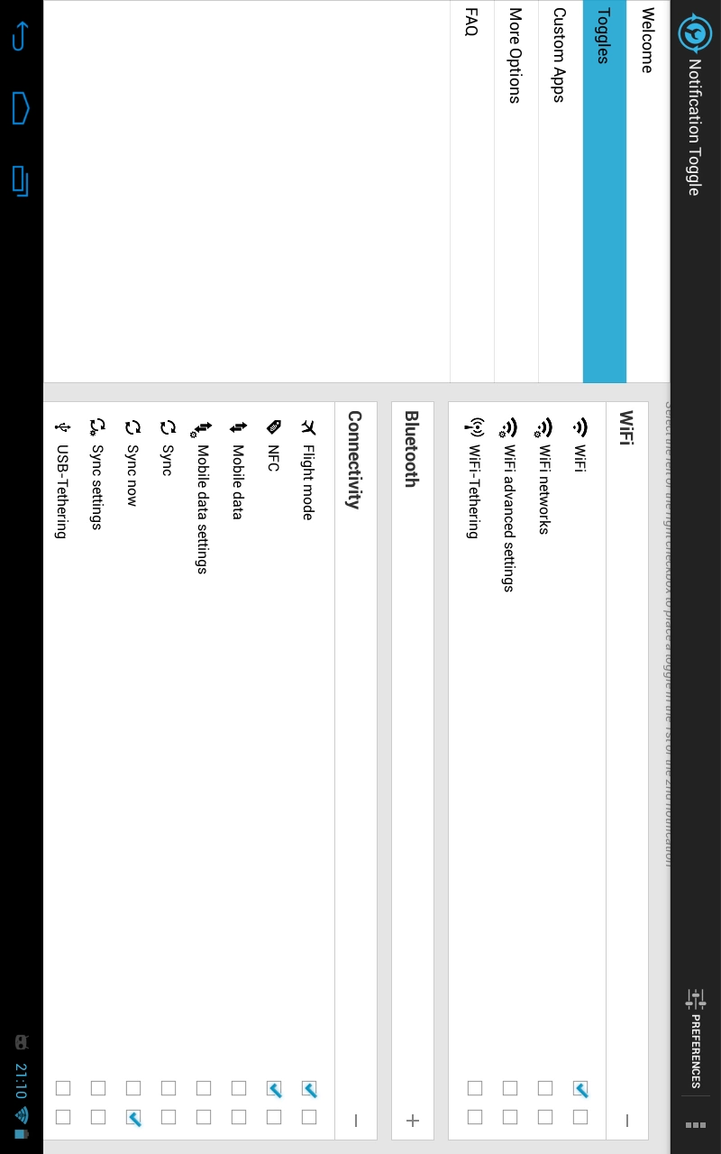 Notification Toggle