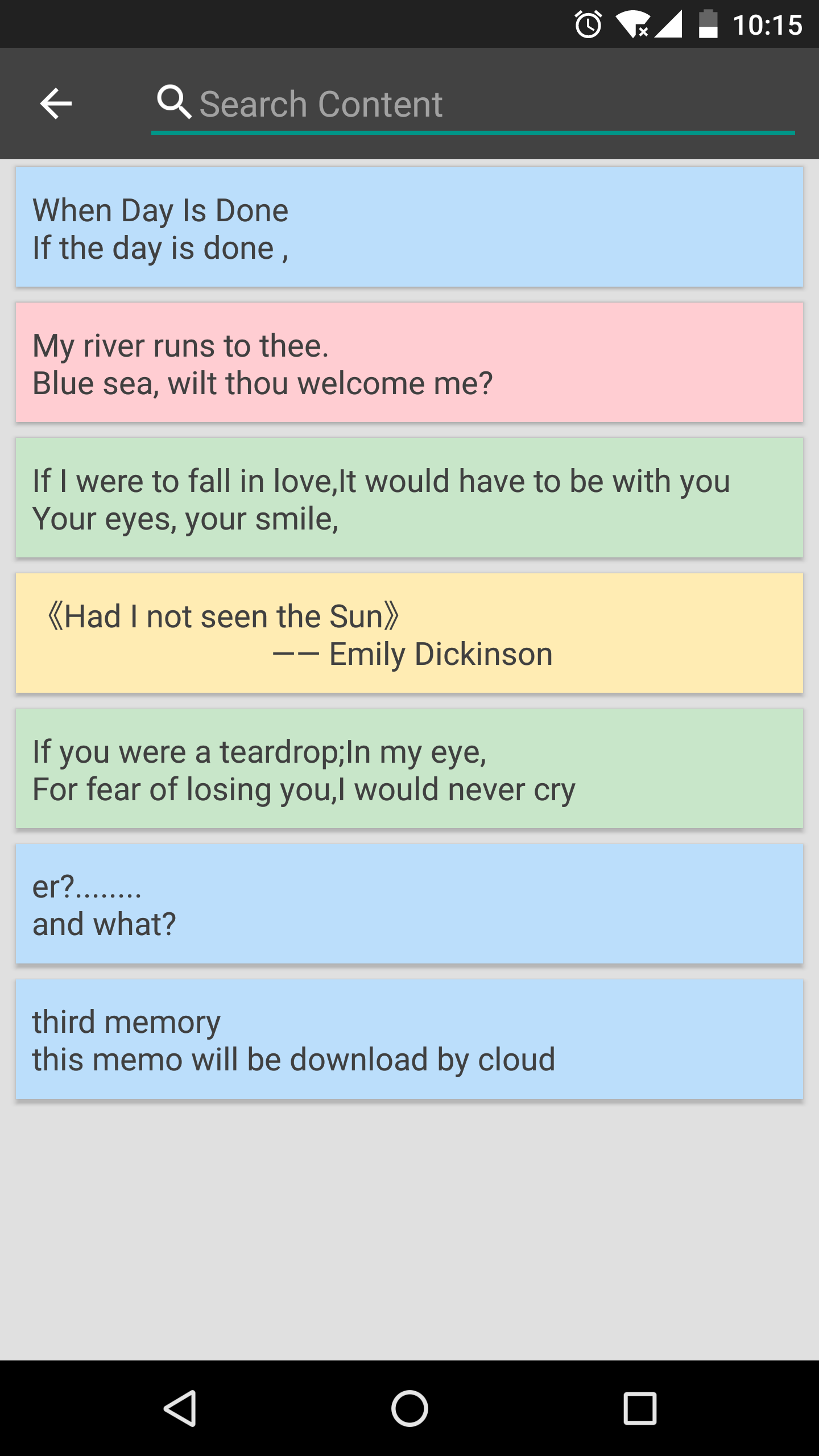 XyMemo