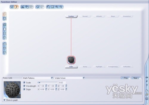 Vue 5 Esprit 高级教程之函数噪声节点数学样式