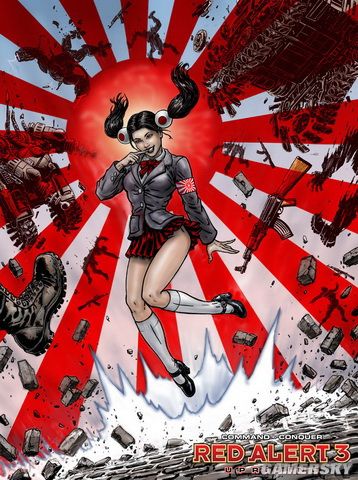 《红色警戒3：起义》超异能萝莉冒险记
