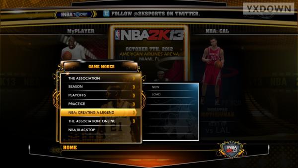 NBA 2K13CALģʽ