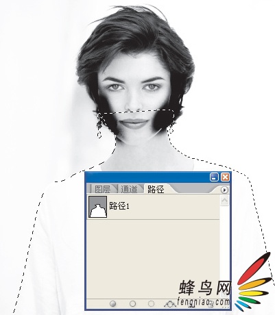 ps合成-用蒙版遮盖头发