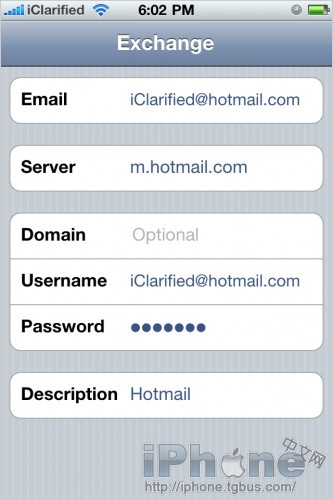 iPhoneշHotmailʼ