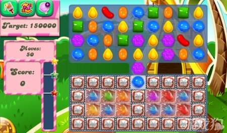 《糖果粉碎传奇Candy Crush Saga》195,196,197关过关攻略