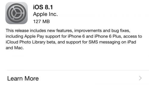 ƻʽiOS 8.1ṩApple Pay¹
