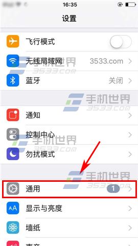 苹果iPhone6S切换控制设置方法