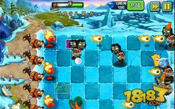 《植物大战僵尸2》冰河世界天降奇兵第1天通关攻略