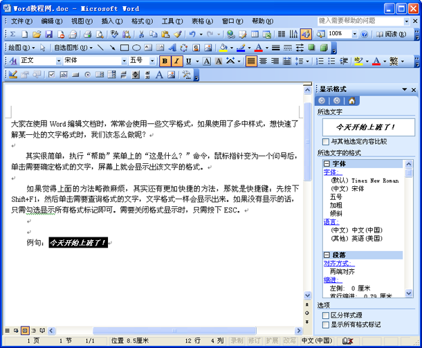 ô鿴Wordĵеָʽ